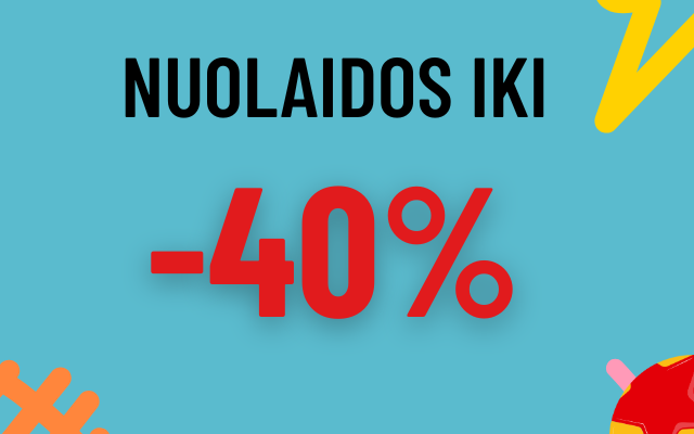Nuolaidos kaikuriems žaislams net 40 proc.