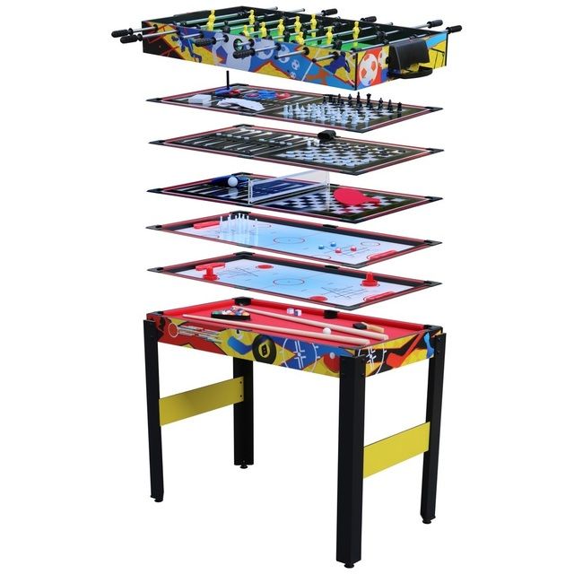 12 in 1 Combo Games Table - 4 Foot
