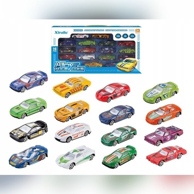 Car set Kruzzel Colored metal 16 pcs. 20352