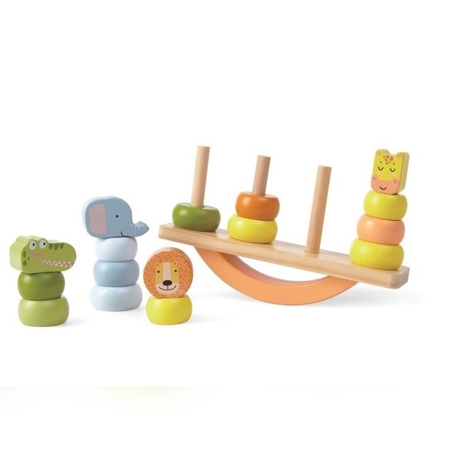 Gerardos Toys Natural Wood balance game