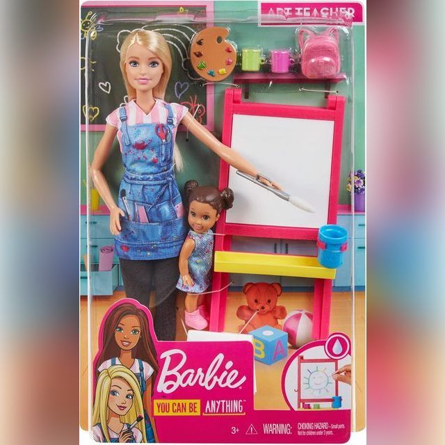 Barbie Doll Barbie Painting School GJM29 DHB63