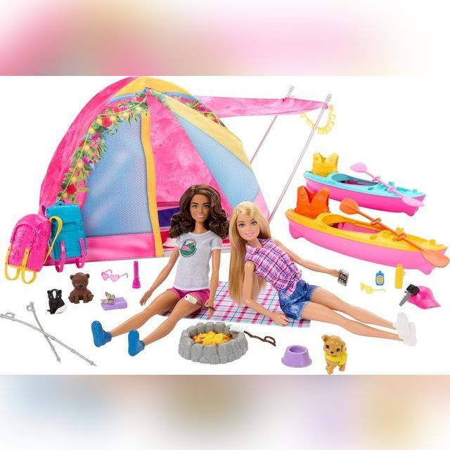 Barbie Camping Playset with 2 Dolls