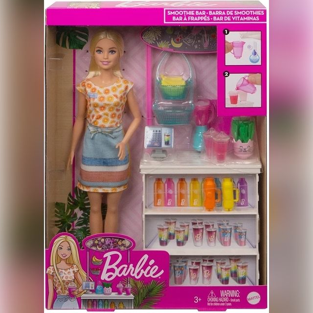 BARBIE juice cocktail bar set, GRN75