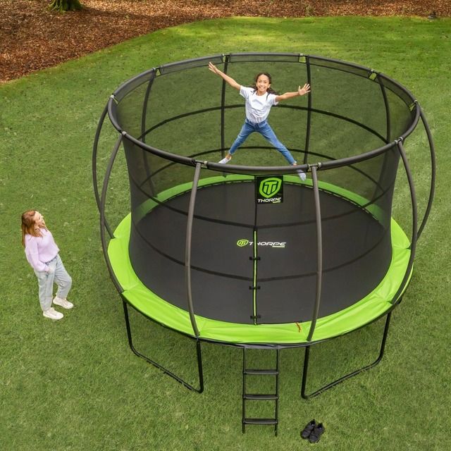 Trampoline 366cm (12ft) Thorpe Sports Trampoline with Enclosure Net