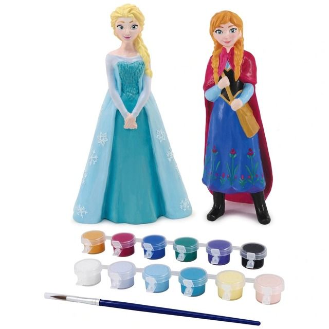 Disney Paint Your Own Elsa and Anna Set