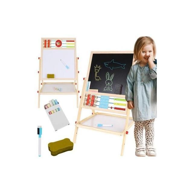 Double-sided drawing board Kruzzel wooden 22472