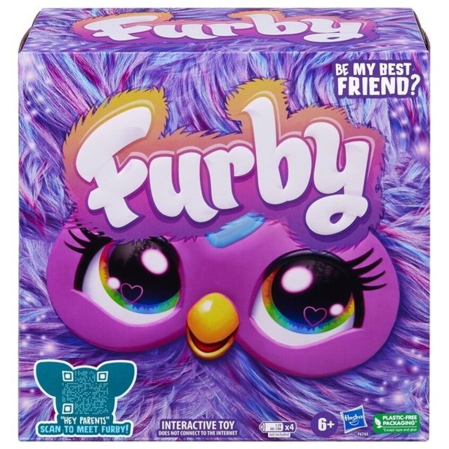 Furby Interactive Plush Purple Hasbro (German Version)