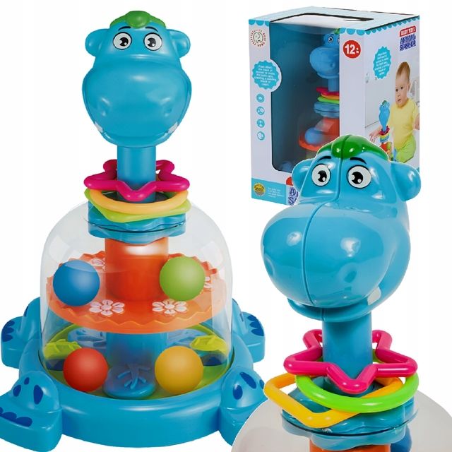 Carousel with balls Hippopotamus 24643