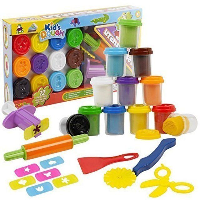 Kid's Dough large set of 30 pieces of modeling clay 11529