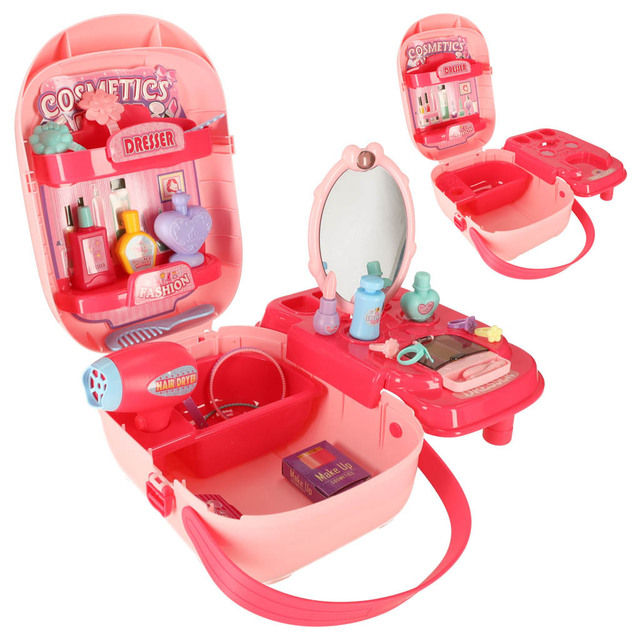 Cosmetic set Suitcase - table with accessories KX6389