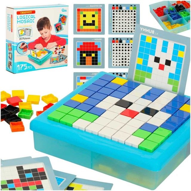 Creative puzzle mosaic blocks 175 pcs. KX3504