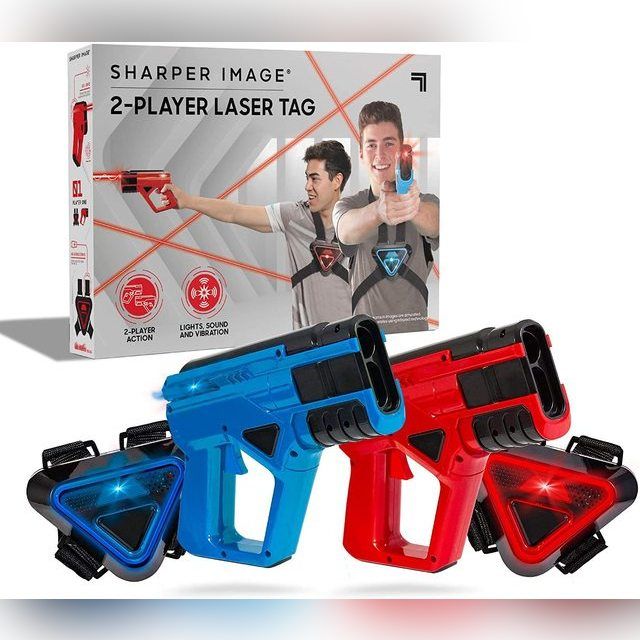 Laser Toys Sharper Image Two-Player Toy Laser Tag Gun & Vest Armor