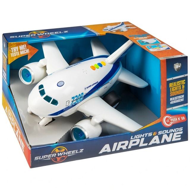 Super Wheelz Lights & Sounds Airplane