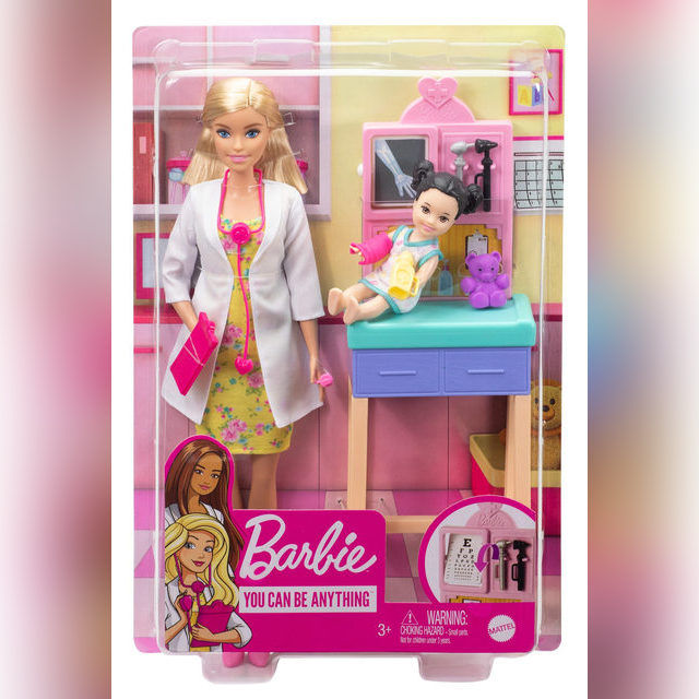 Doll Barbie pediatrician Barbie Careers Doll & Playset, Pediatrician (light hair)