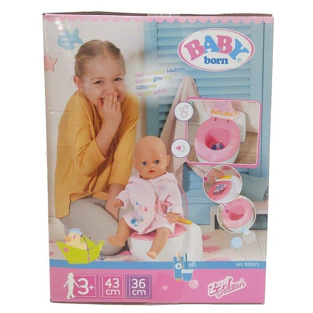 Doll toilet Zapf BABY born Bath Poo-PooToilet, 828373