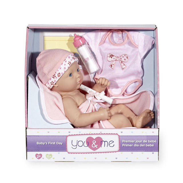 Lėlė You and Me 30cm su priedais New Arrival Baby