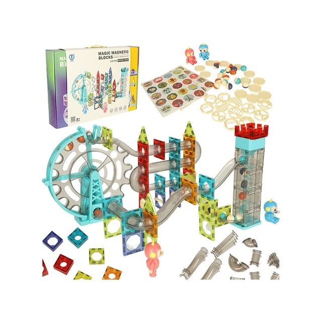 Magnetic constructor with sounds - Magic Magnetic blocks 118 parts ( KX4772 )