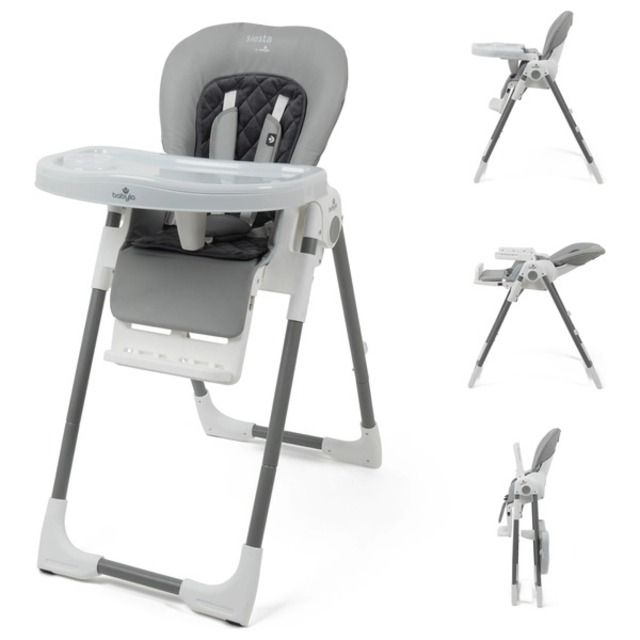Highchair Babylo Siesta Grey