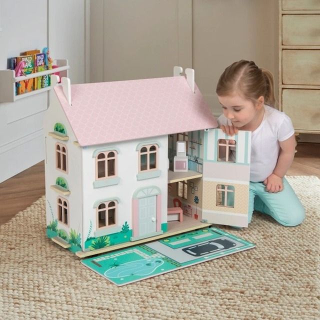 Sofie's Wooden Doll House with Furniture