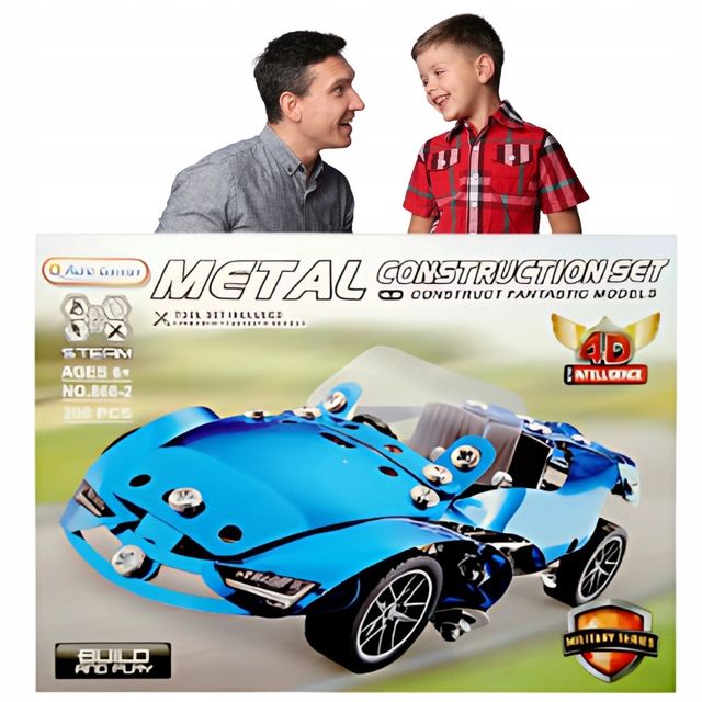 Metal constructor - metal sports car