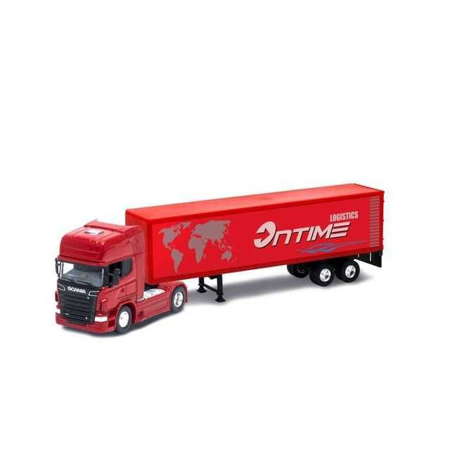 Metal truck model Welly Truck Scania V8 R730 1:64