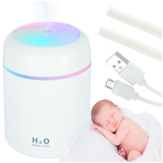 Mini USB RGB air humidifier, 2 modes KX4341