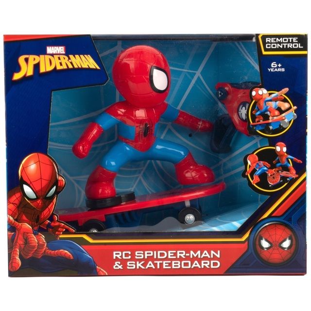 Remote Control Marvel Spider-Man & Skateboard Set
