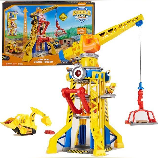 RUBBLE & CREW construction set with kinetic sand Bark Yard, 6067494