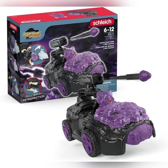 Schleich Eldrador Creatures Shadow Crashmobile with mini creature, toy figure 42672