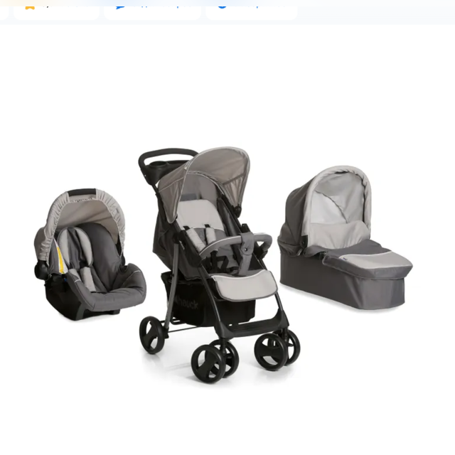 Hauck Shopper SLX Trio Set 3 in 1 Stroller Smoke Grey