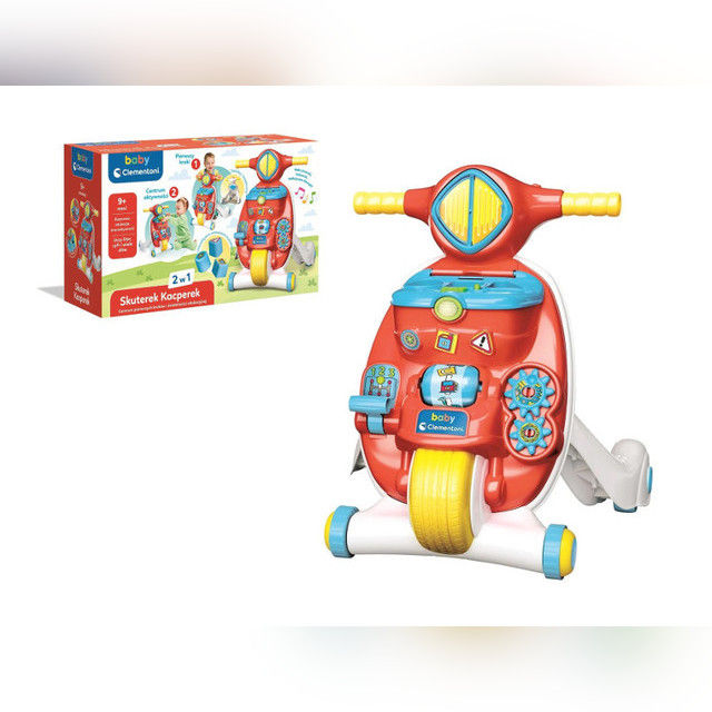 Pusher Clementoni Baby. Skuterek Arturek 2 in 1