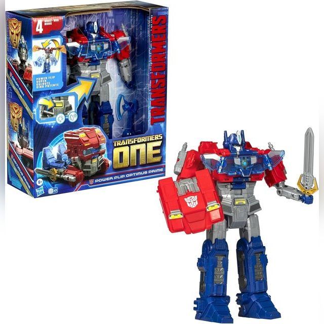 TRANSFORMERS MV8 Figure "Power Flip" Optimus Prime, 25 cm