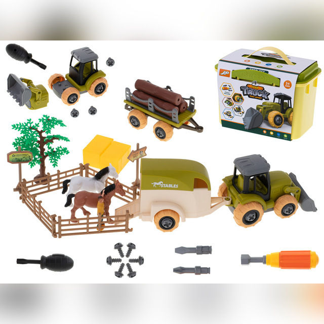 Farming Set: Tractor and Seeder KX5309_1