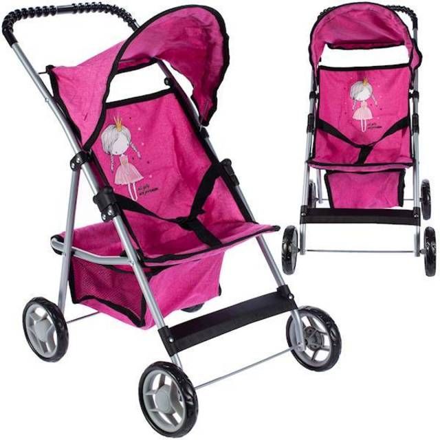 Doll carriage with canopy Princess (KX4652)