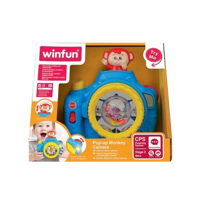 Wifun camera with monkey Pop up Monkey Camera 000766