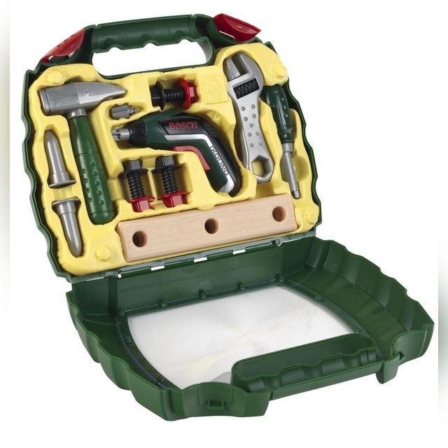 Toy craftsman tool set Klein Bosch Ixolino II Case 8394