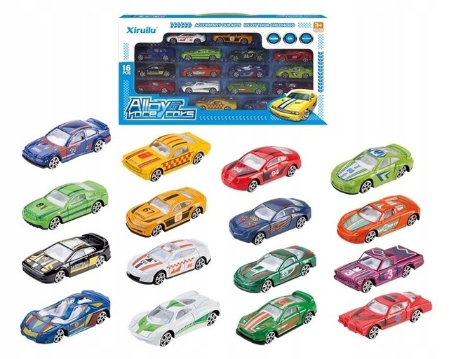 Car set Kruzzel Colored metal 16 pcs. 20352