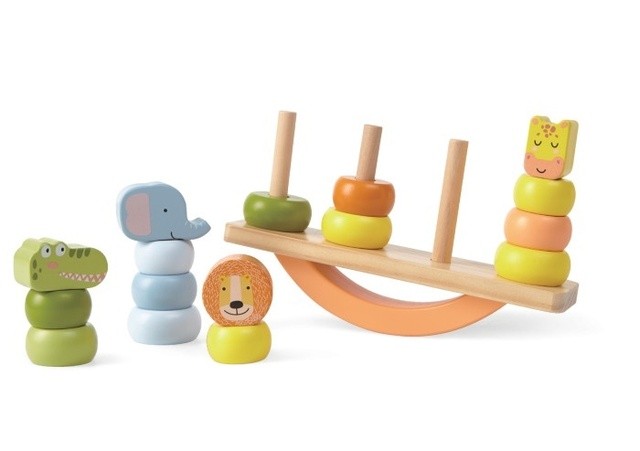 Gerardos Toys Natural Wood balance game