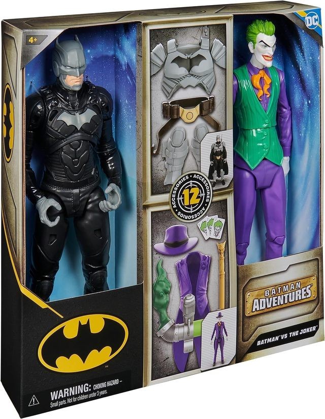 Figures DC Comics Batman Adventures Batman vs The Joker 30 cm