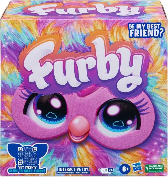 Furby Interactive Tie Dye Plush Toy (German Version)