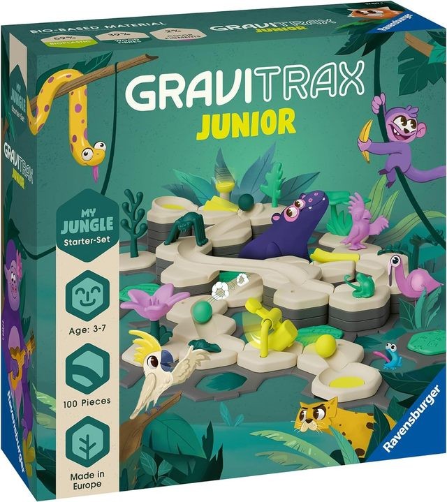 GRAVITRAX interactive track system Junior Starter-Set L Jungle, 27499