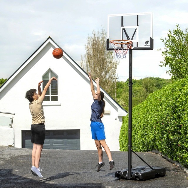 240 - 305cm Thorpe Sports Basketball Stand with 48" Backboard