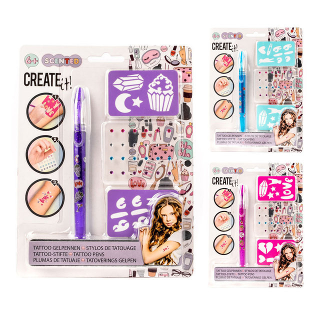 Temporary Tattoo Creation Kit for Girls "Scented"