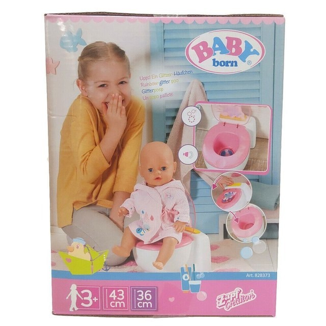 Doll toilet Zapf BABY born Bath Poo-PooToilet, 828373