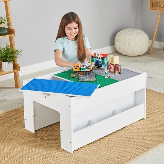 Build 'n' Store Large Wooden Storage Table