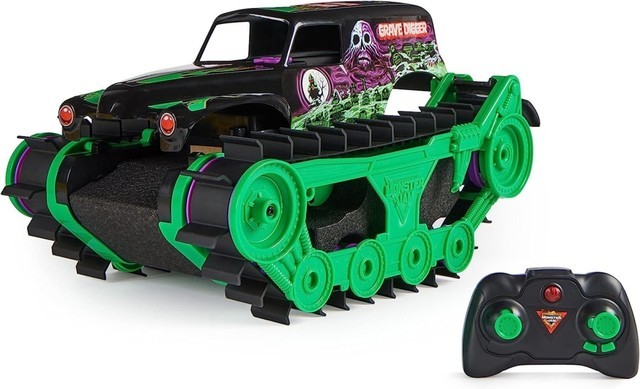 MONSTER JAM remote control vehicle Grave Digger Trax, 6067880