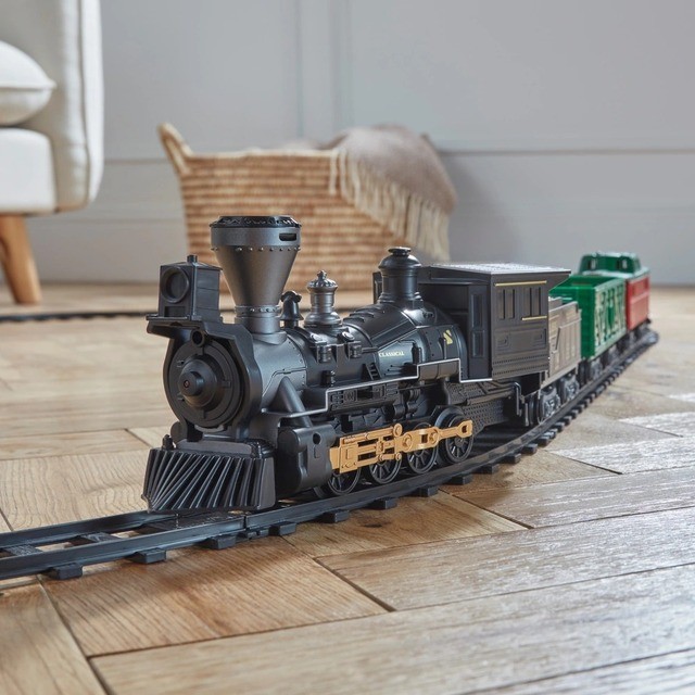 Northbound Express Railway Train Locomotive