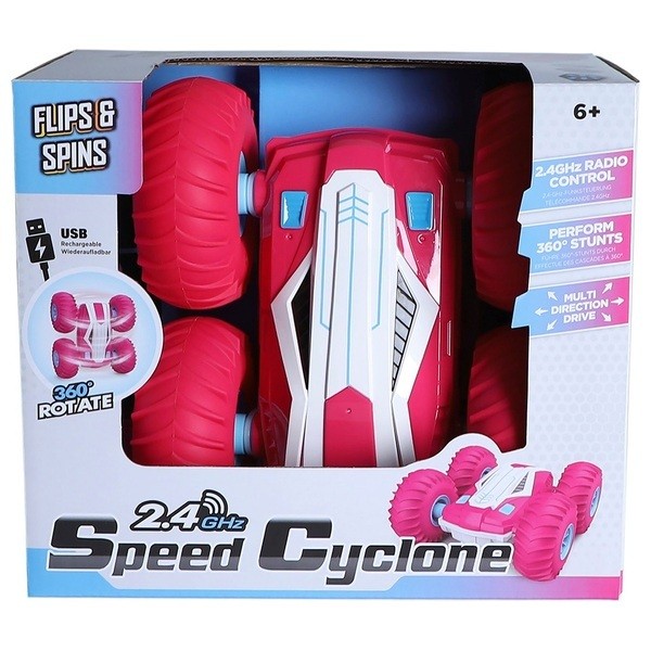 Radio controlled car Speed Cyclone Stunt Car Pink