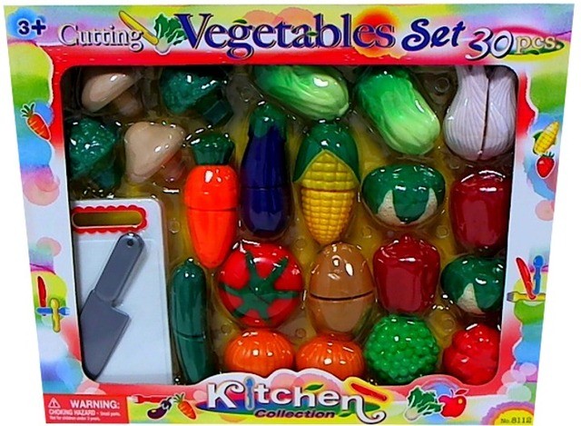 Vegetable cutting set 30 pcs. Vegetables Set 8112
