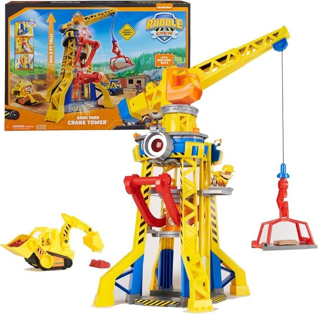 RUBBLE & CREW construction set with kinetic sand Bark Yard, 6067494